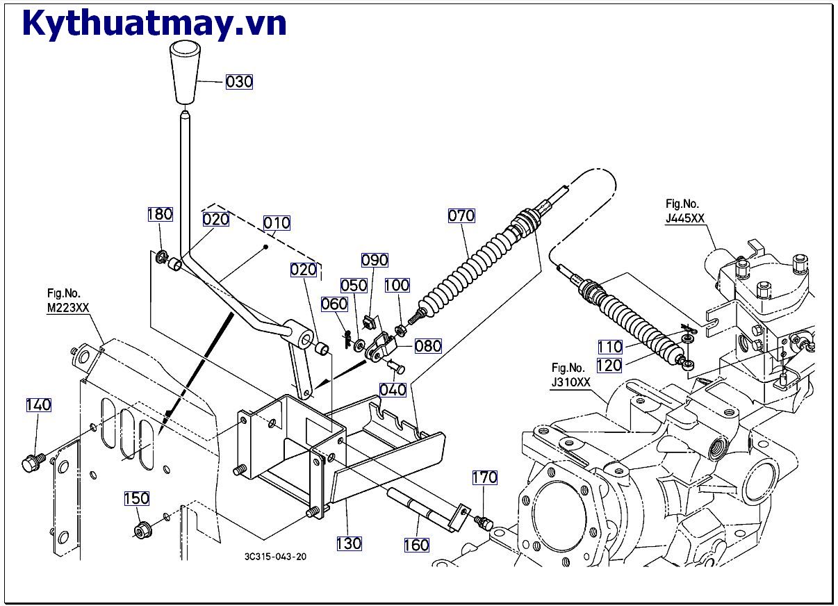 Cần điều khiển xilanh ngoài